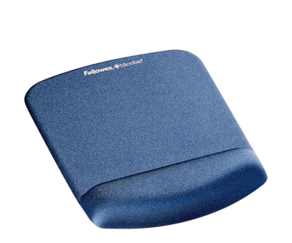 Podkładka pod mysz FELLOWES Podkładka pod mysz i nadgarstek PlushTouch™ niebieska 9287302